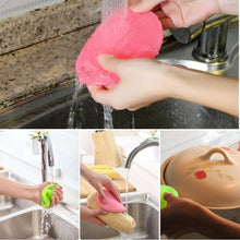 Load image into Gallery viewer, 3Pcs Silicone Dish Washing Sponge